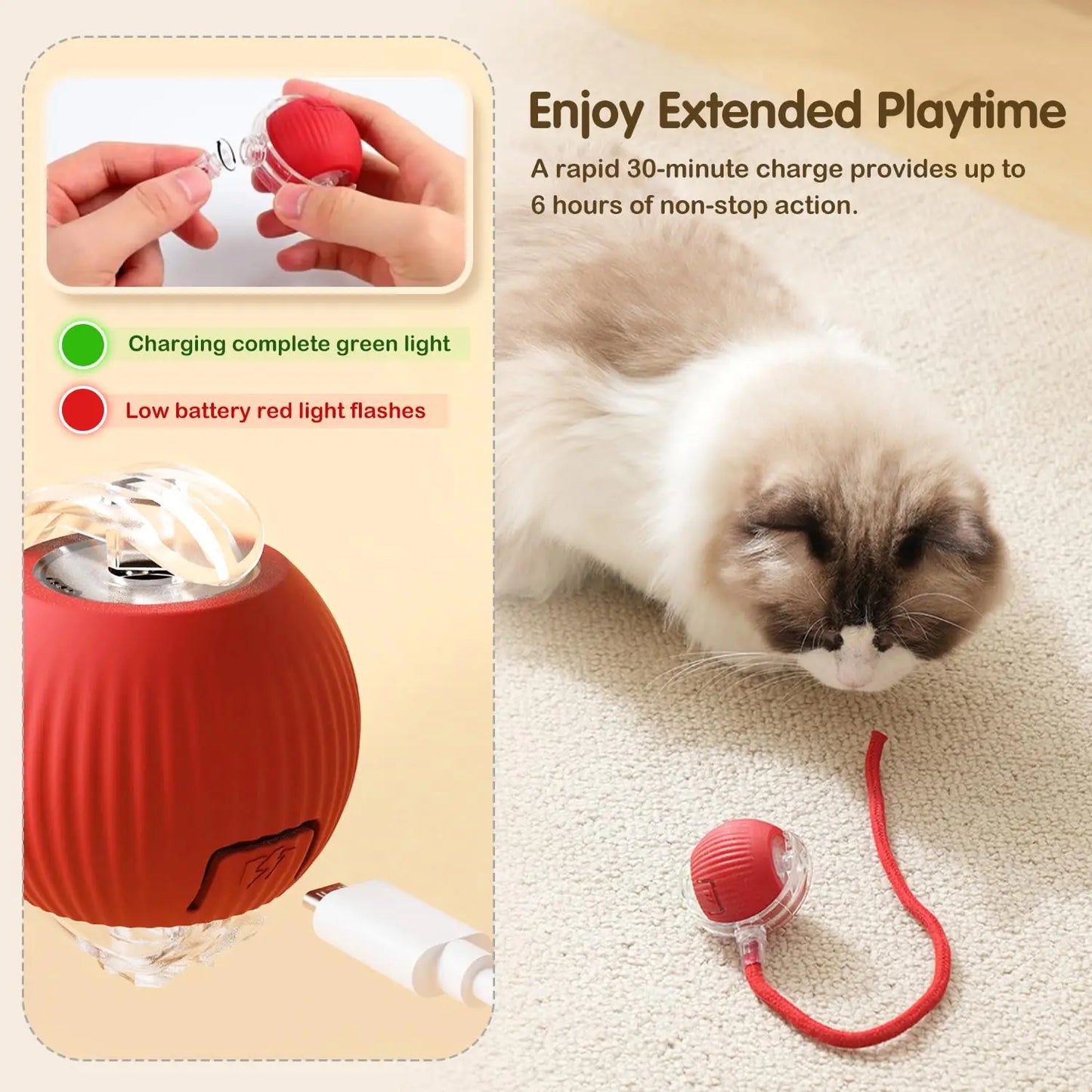 Smart Pet Play Ball