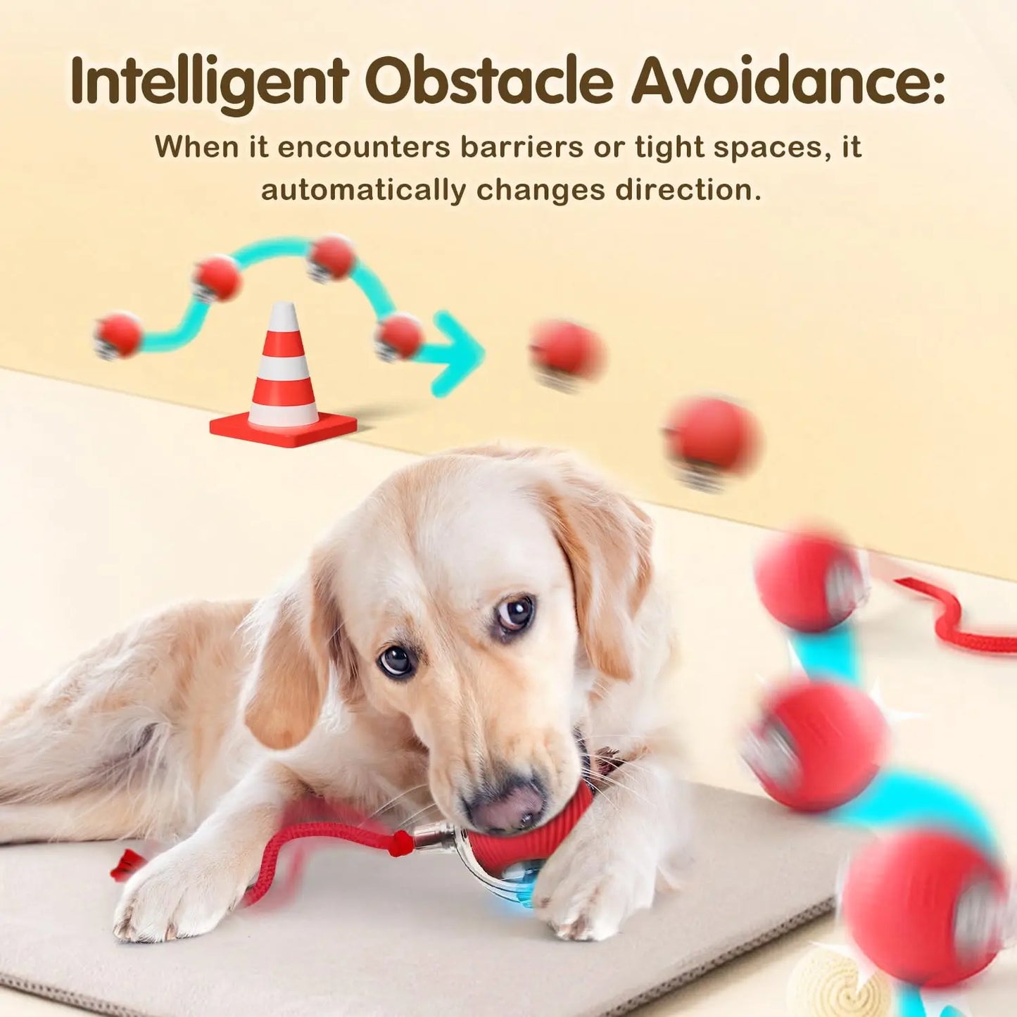 Smart Pet Play Ball